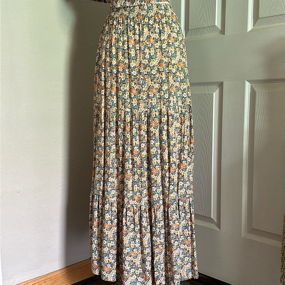 Rhythm 70s Floral 2 Piece Skirt/Top Set US S/AUS 6 - Picture 11 of 16